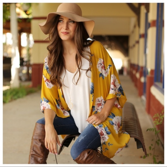 LAST ONE! Beige Boho Bow Floppy Hat - Picture 4 of 7